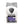 Load image into Gallery viewer, A white bag of Fogbuster® Coffee Works Black Bear strong roast coffee with zebra print accents, labeled as organic air-roasted Honduran coffee with notes of spice, molasses, and dried fruit.