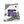 Load image into Gallery viewer, A white coffee bag with black zebra-like stripes and a purple "Black Bear" label by Fogbuster® Coffee Works. Features a strong roast blend from Honduras, Nicaragua, and Sumatra with tasting notes of spice, molasses, and nuts.