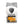 Load image into Gallery viewer, A zebra-striped bag of Fogbuster® Coffee Works Decaf Night Flight organic decaf coffee, crafted with Honduras beans, features roast details and tasting notes of almond and tangerine on its white and black label.