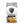 Load image into Gallery viewer, A white and black striped bag of Fogbuster® Coffee Works Half Buster organic air roasted coffee features roast details, flavor notes, "Half Buster" half decaf labeling, and several certification icons at the bottom.