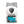 Load image into Gallery viewer, A white bag of Fogbuster® Coffee Works Smoldering Volcano medium roast, ground coffee, featuring black zebra stripes and a label noting nutty roast flavors with dried fruit and spice notes.