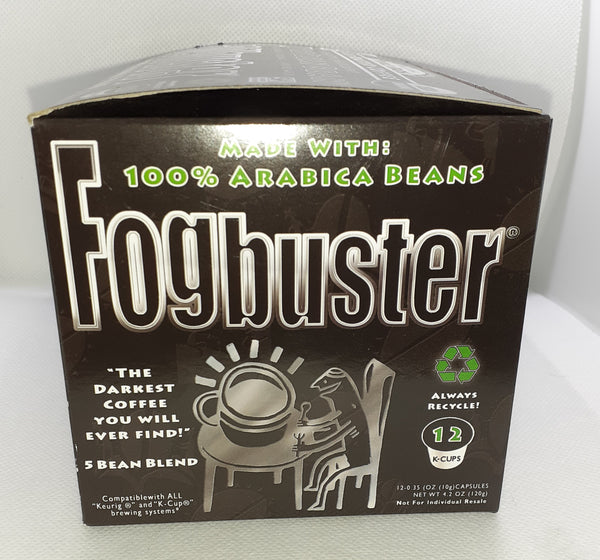 Fogbuster Coffee. Air Roasted Coffee. Pierce Brothers. Pierce Brothers Coffee. Pierce Bros. Coffee. K- Cups. Single Serve Coffee. Super Dark Roast. Dark Roast. Smoky. Smooth. Low Acid. Won't upset your stomach. Not bitter. Premium Coffee. Gourmet Coffee. Massachusetts. New England. Greenfield. Greenfield Massachusetts. Mohawk Trail. Family Owned. Small Business. Eco Friendly. Organic. Fair Trade. Kosher. 100% Arabica beans. Shade Grown. Bird Friendly.