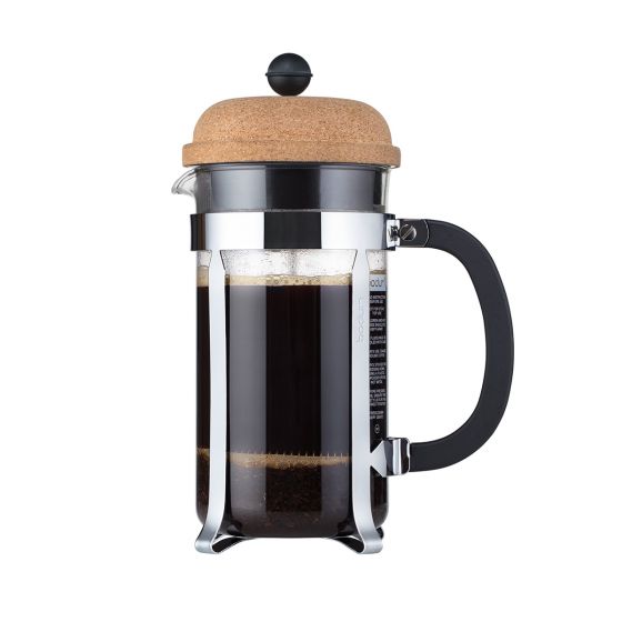 BODUM® - CHAMBORD - French Press - Cork Lid - 8 Cup - FOGBUSTER® Coffee