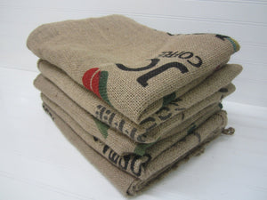 Emptied Burlap Coffee Bags - FOGBUSTER® Coffee