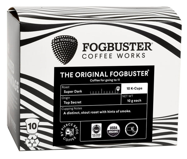 Single Serve K-Cups - Air Roasted Coffee FOGBUSTER Coffee Single Serve K-Cups - Air Roasted Coffee FOGBUSTER Coffee