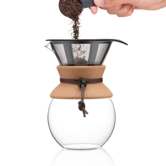BODUM® - POUR OVER WITH PERMANENT FILTER - Cork Grip