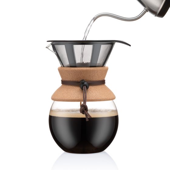 BODUM® - POUR OVER WITH PERMANENT FILTER - Cork Grip