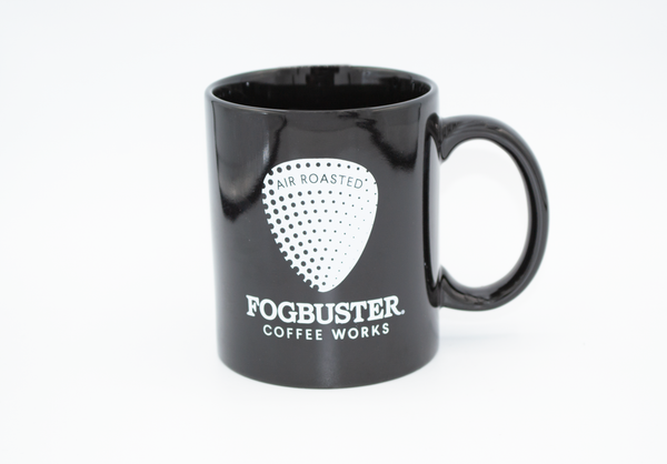 Black, Ceramic, Mug, with White Foguster® Coffee works Logo