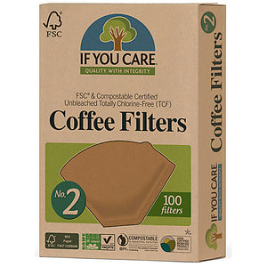 Unbleached, Eco-Friendly, #2 Cone Filters  